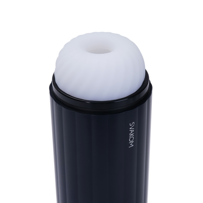 Ssąco–wibrujący masturbator sterowany smartfonem drugiej generacji SAM NEO 2 Pro z funkcja grzania