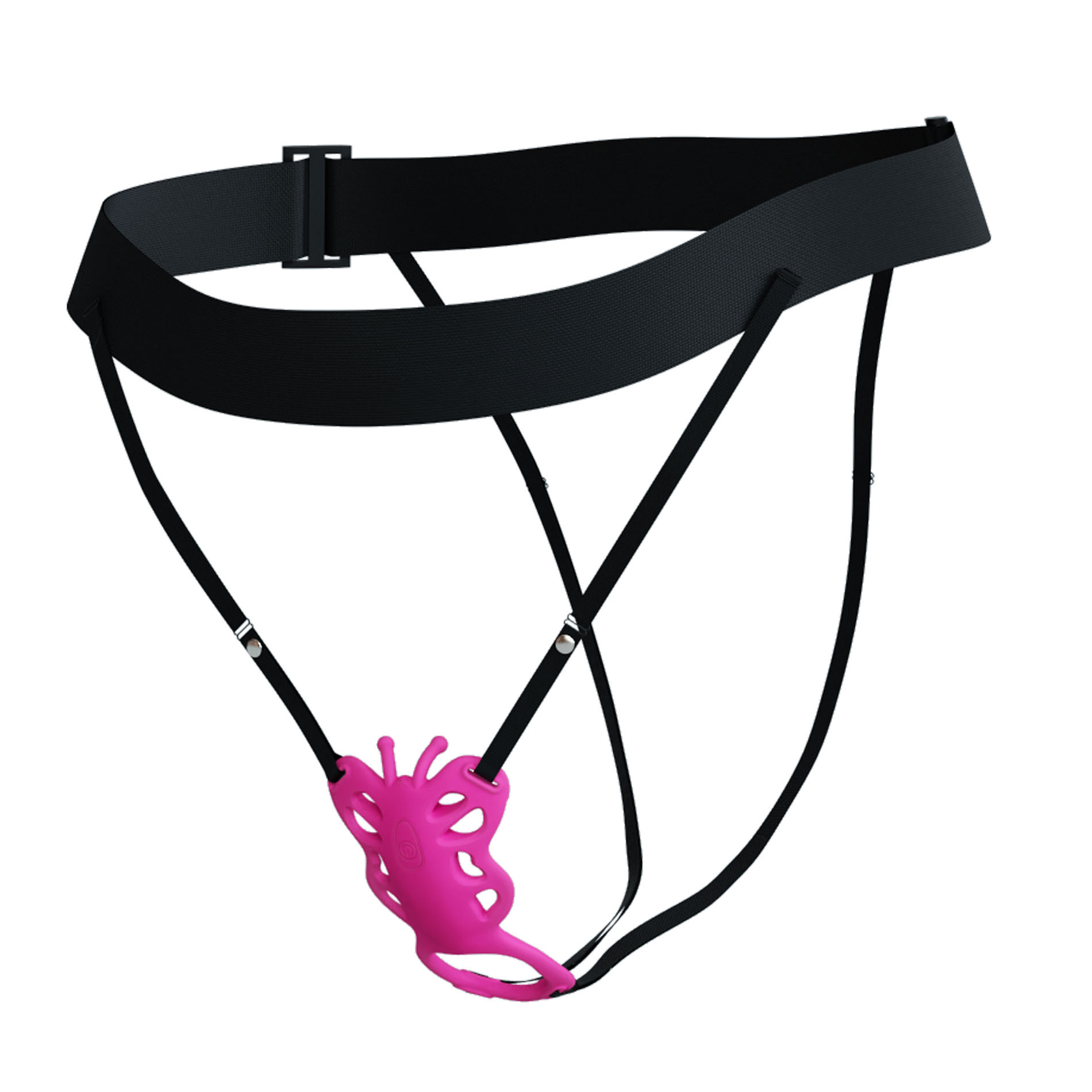 Wibrujący motylek sterowany aplikacją na paskach Aethon Clitoral Massager