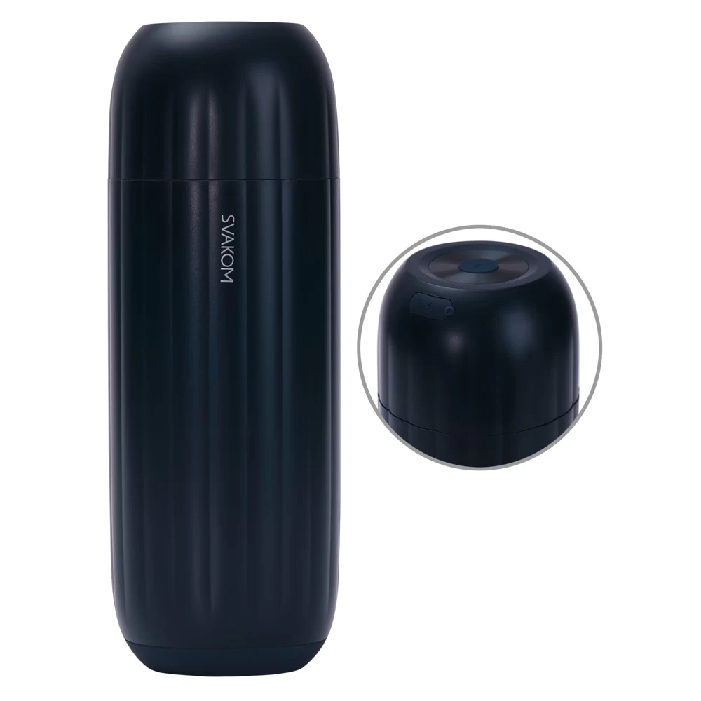 Ssąco–wibrujący masturbator sterowany smartfonem drugiej generacji SAM NEO 2 Pro z funkcja grzania