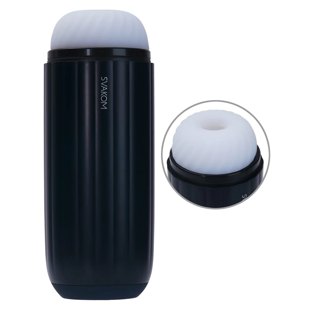 Ssąco–wibrujący masturbator sterowany smartfonem drugiej generacji SAM NEO 2 Pro z funkcja grzania