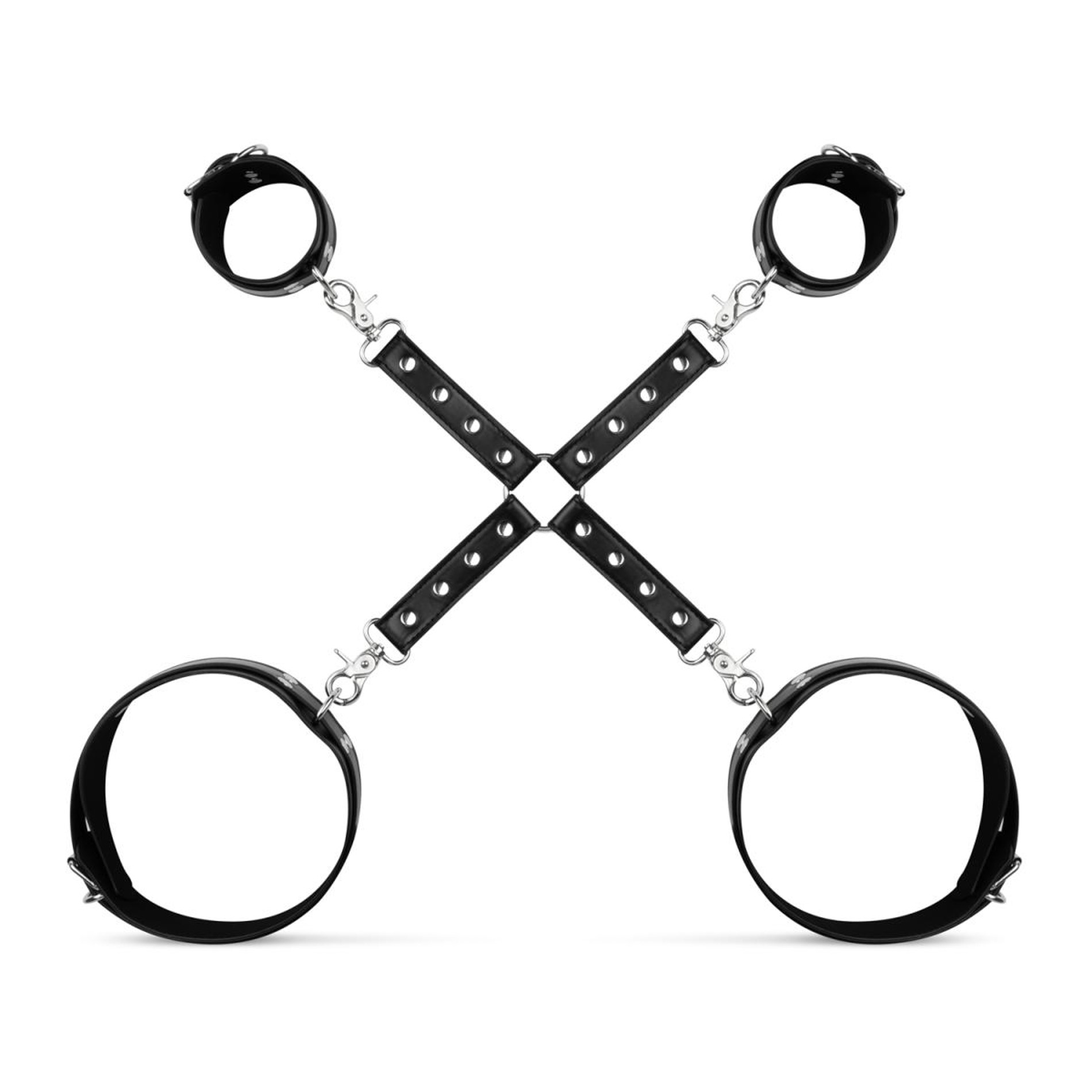 Kajdanki i Połączenia Hogtie Bondage CrossWrist and Leg Cuffs